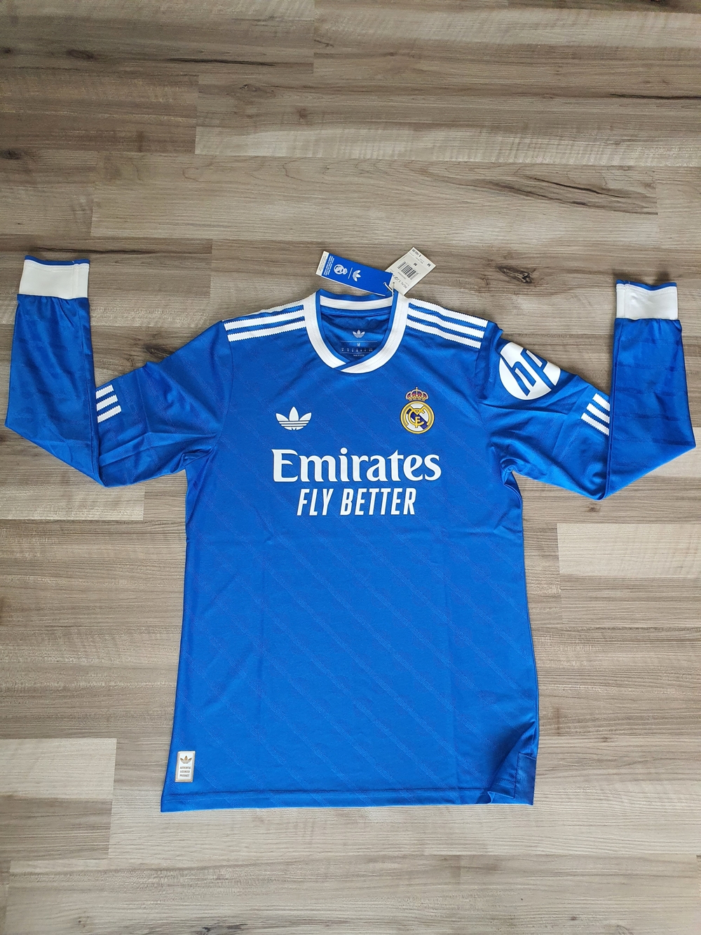 Adidas Real Madrid Jersey 25/26 Third Authentic Long Sleeve Player Version Sz M